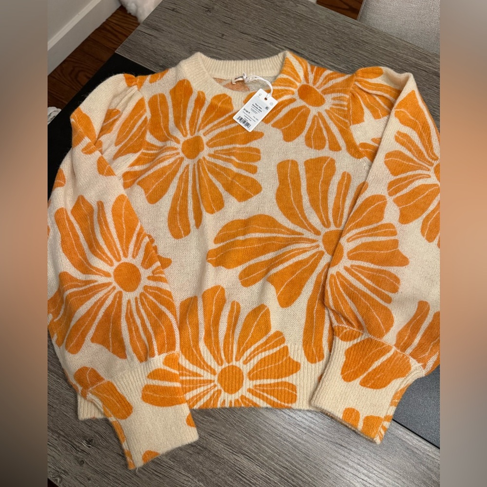 NWT-Marine Layer puff sleeve sweater